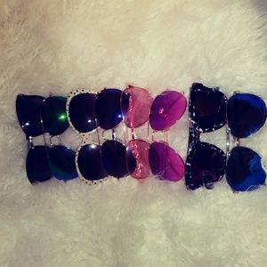 8 pairs of sunglasses